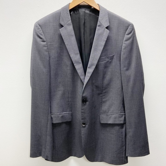 Hugo Boss Other - BOSS Hugo Boss Glen Plaid Blazer Jacket Mens 42L